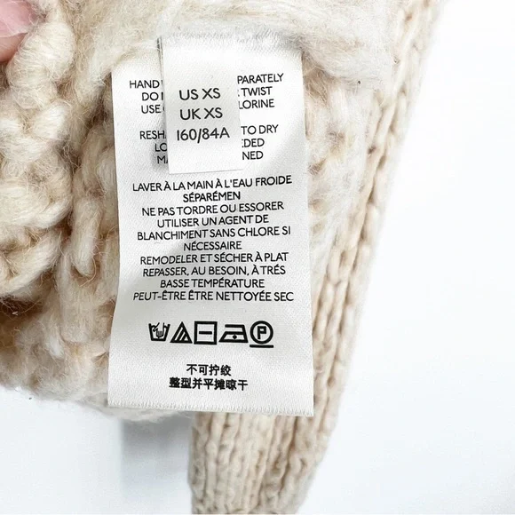 NWT Free People Be There Pullover Sweater in Pearl, XS - Picture 12 of 14